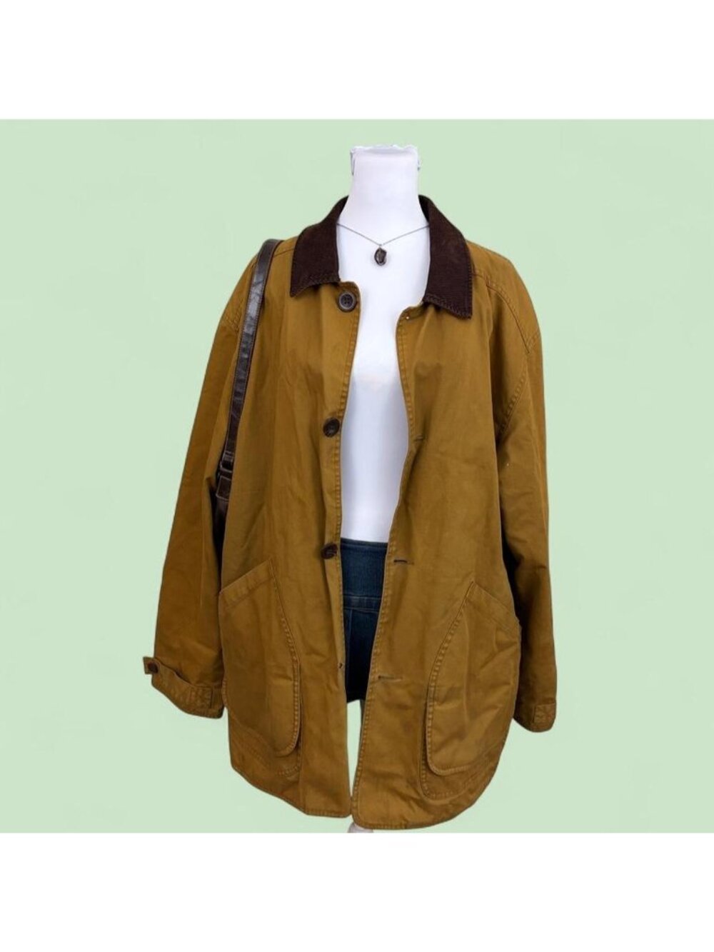 90s thrashed distressed barn coat chore jacket